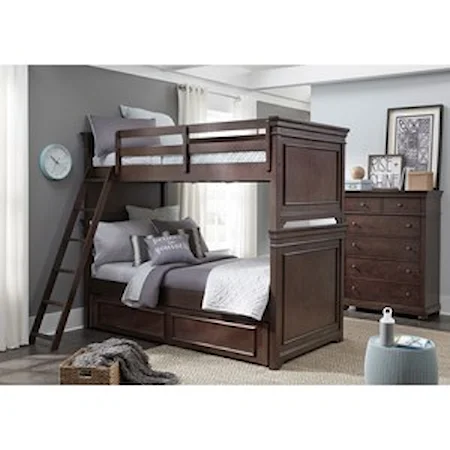 Twin-over-Twin Bunk Bedroom Group